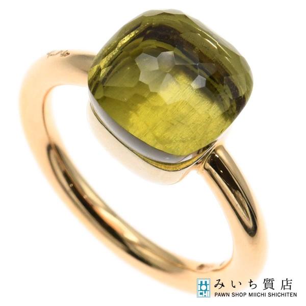 質屋 仕上済 Pomellato ポメラート リング ヌード クラッシック 指輪 750 約7.2g...