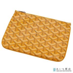 質屋 GOYARD ゴヤール ポーチ 化粧ポーチ イエロー ケース H20157 みいち質店