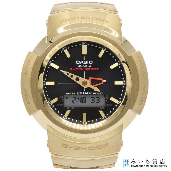 質屋 稼働 腕時計 CASIO カシオ Gショック AWM-500GD 電波ソーラー アナデジ フル...