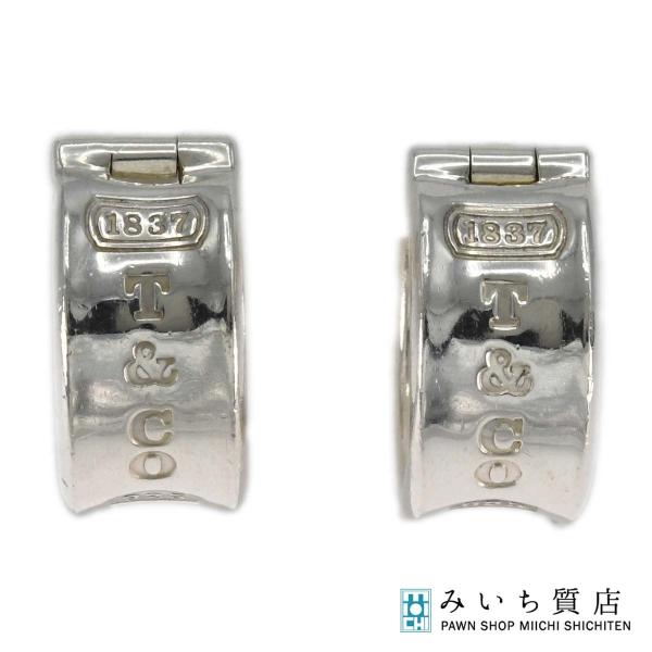 質屋 TIFFANY＆Co. ティファニー ピアス ナロー フープ 925 14.5g アクセサリー...