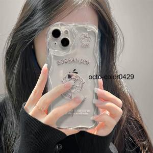 かわいい 花柄 iPhoneケース iPhone14pro Plus ProMax iPhone13 12 11 透明 なみなみ 大人 携帯 薄型