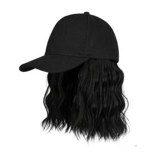 キャップ 髪付き帽子 ハット 毛付き帽子 ショ...の詳細画像1