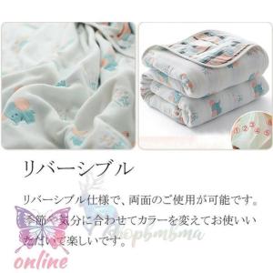 新色追加ガーゼケット 6重 タオルケット 肌掛...の詳細画像2