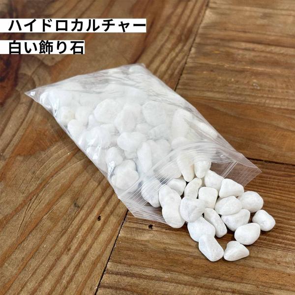 白玉石 7〜15mm 天然石 白石 180ml 砂利 飾り石 化粧砂利 観葉植物 ハイドロカルチャー...
