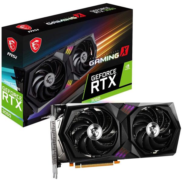 MSI GeForce RTX 3060 GAMING X 12G グラフィックスボード VD755...