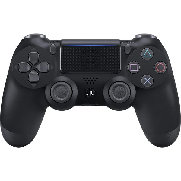 【純正品】ワイヤレスコントローラー(DUALSHOCK 4) ジェット・ブラック (CUH-ZCT2...