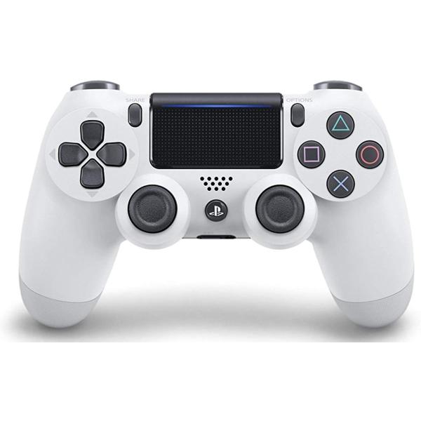 【純正品】ワイヤレスコントローラー(DUALSHOCK 4) グレイシャー・ホワイト (CUH-ZC...