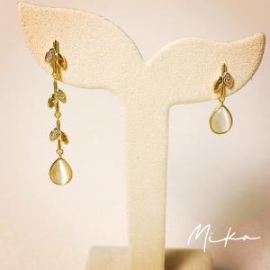 K18YG クリソベリル キャッツアイ ピアス : Jewellery SHIBATA - 通販