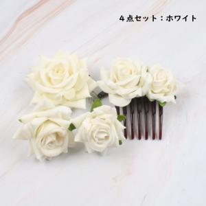 4点セット バレッタ ヘアコーム 大きめ ヘッ...の詳細画像2