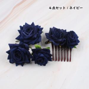 4点セット バレッタ ヘアコーム 大きめ ヘッ...の詳細画像4
