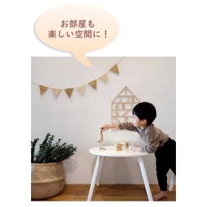 木製 ガーランド おしゃれ ナチュラル フラッ...の詳細画像4
