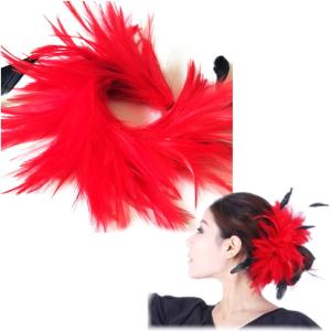 キッズ ダンス ヘア アレンジ 衣装 羽 ヘア...の詳細画像4