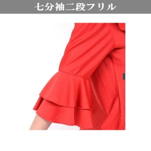 ダンス衣装 トップス【パープル 紫】 フラメン...の詳細画像4