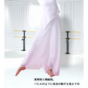 ダンス パンツ フレアパンツ スカーチョ ワイ...の詳細画像2