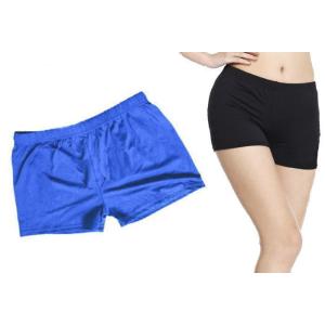 レディース【ブルー】 ジュニア キッズ ダンス衣装 インナー ショートパンツ レッスン着 ヨガ フィ...