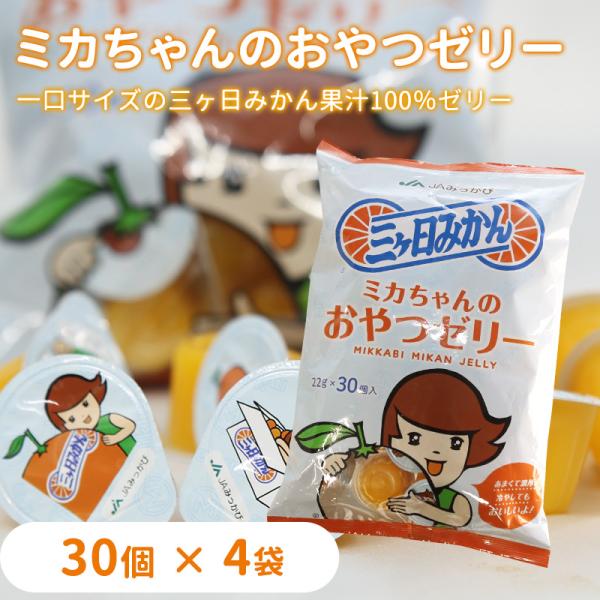 ミカちゃんのおやつゼリー30個入×4袋