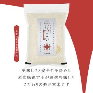 発芽玄米 無洗米 3kg 残留農薬ゼロ 特別栽...の詳細画像2