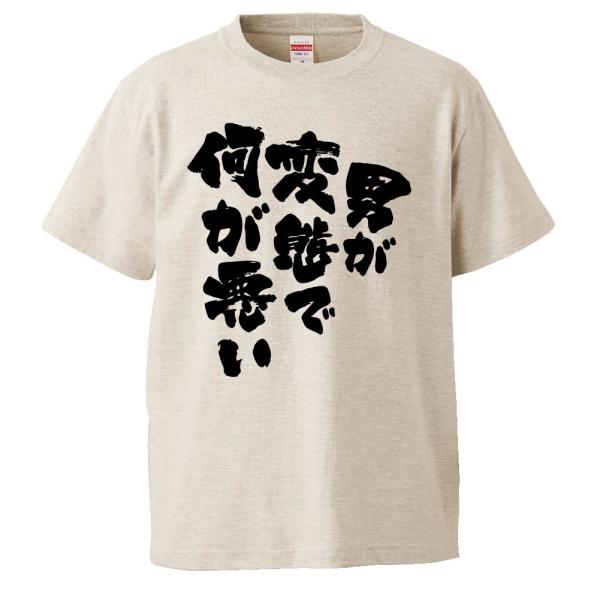 おもしろTシャツ 男が変態で何が悪い ギフト プレゼント 面白 メンズ 半袖 無地 漢字 雑貨 名言...