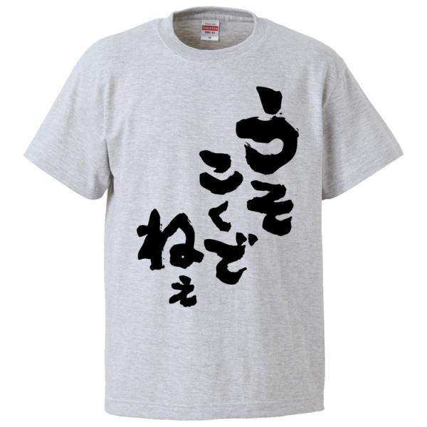 おもしろTシャツ うそこくでねぇ ギフト プレゼント 面白 メンズ 半袖 無地 漢字 雑貨 名言 パ...