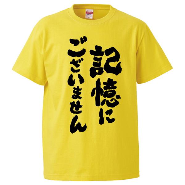おもしろTシャツ 記憶にございません ギフト プレゼント 面白 メンズ 半袖 無地 漢字 雑貨 名言...