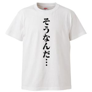 おもしろTシャツ そうなんだ… ギフト プレゼント 面白 メンズ 半袖 漢字 雑貨 名言 パロディ 文字｜mikanbako