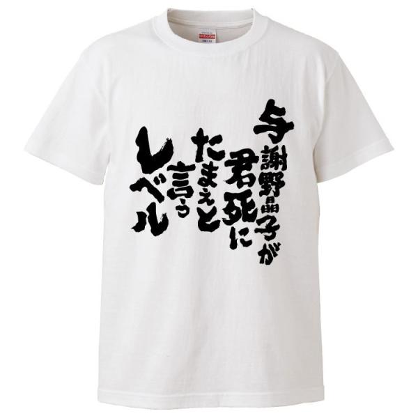 おもしろTシャツ 与謝野晶子が君死にたまえと言うレベル ギフト プレゼント 面白 メンズ 半袖 漢字...
