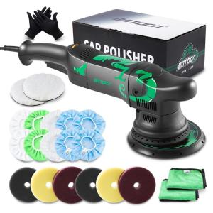 BATOCA ダブルアクションポリッシャー 125 mm 700 Wサンダー・ポリッシャー 六段変速ランダム軌道車 研磨 ポリッシャー 車磨