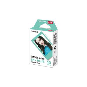 【納期1ヶ月】【ネコポス対応可】FUJIFILM[フジフィルム] instax mini SKY BLUE FRAME [チェキフィルム スカイブルー]｜mikasacamera