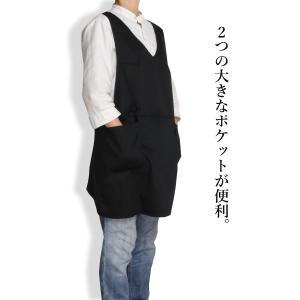 撥水エプロン エプロン かぶるだけ 撥水加工 ...の詳細画像2