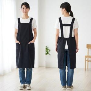エプロンh型 かぶるだけ おしゃれ 撥水加工 ...の詳細画像2