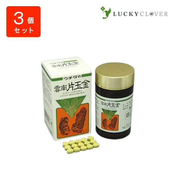 【3個セット】ウチダの雲南片玉金 120g×3箱 うんなんへんぎょくきん ウチダ和漢薬