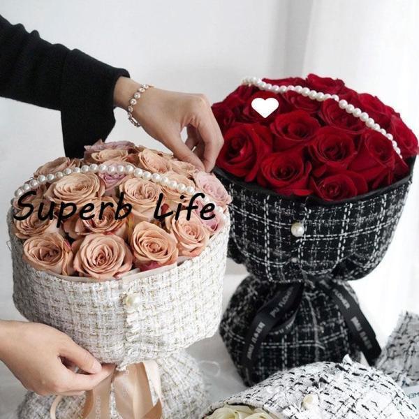 ソープフラワー 花束 ブーケ バラ 造花 アレンジメント 薔薇 誕生日 父の日プレゼント 発表会 彼...