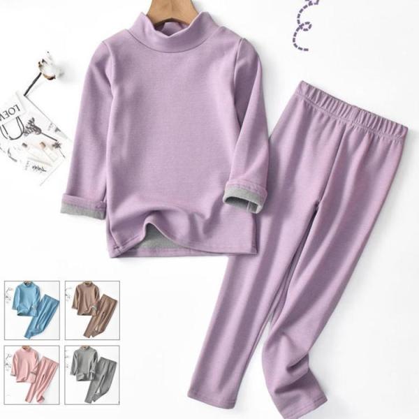 上下セット  秋冬　キッズインナー 子供用　アンダーシャツ　インナーウェア  発熱 肌着  アンダー...