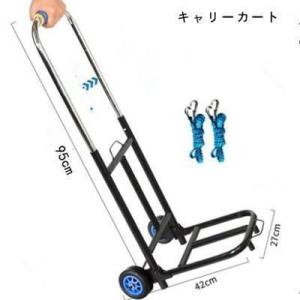 キャリーカート 折りたたみ 軽量 台車 コンパクト ハンドトラック ハンドキャリー 家庭用 旅行用 ...