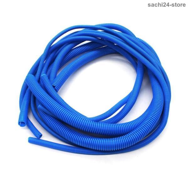 2m 4ピース8mm-25mmフレキシブルコルゲートチューブオートカーコルゲートチューブパイプ絶縁ワ...