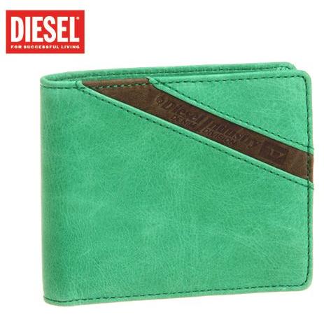 ディーゼル diesel　男女兼用小銭入付二つ折れ財布　dieselx00450　