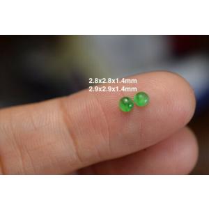 RS4-38 雫 緑 ミャマンー産 A貨 本翡翠 ルース 裸石 硬玉 ジェダイト