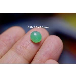 RS10-104 氷種 深緑色 ミャンマー産 天然 A貨 本翡翠 ルース 硬玉