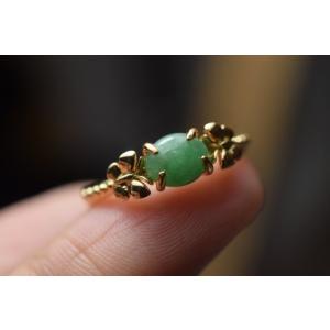 D52 特売 天然 黄緑 本翡翠 ミャンマー リング 指輪 レディース メンズ