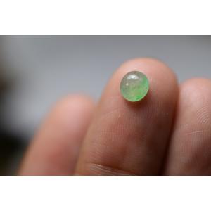 RS10-06 高氷種 宝石質 白氷飃藍花 天然ミャンマー産 A貨 本翡翠  