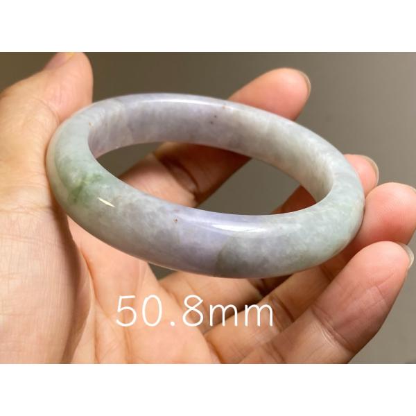 BG9-46 訳あり処分品 薄 ラベンダー 春彩 50.0mm 糯氷種 ラベンダー ミャンマー産 A...