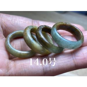 【証明書付】ミャンマー産 本翡翠 くりぬきリング 13号 天然石 指輪 A貨 ARG23-79 美品 13.5号 12.0号 ミャンマー産 天然 本翡翠 リング
