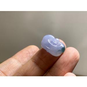 R23-159 宝石質 ラベンダー ミャンマー産 天然 A貨 如意 翡翠 ルース 