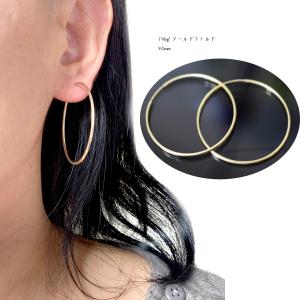 6085-20mm 14kgf goldfilled ゴールドフィルド フープピアス シンプル