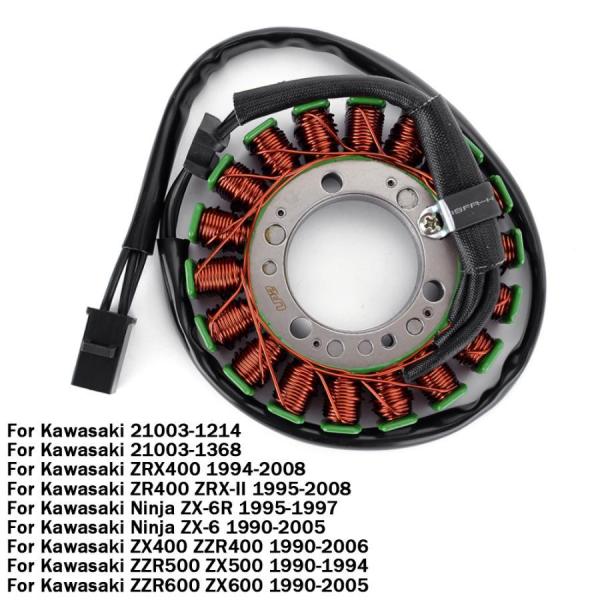 Kawasaki カワサキ ジェネレーター ステーター コイル　ZQ7 ZRX ZR 400 Nin...