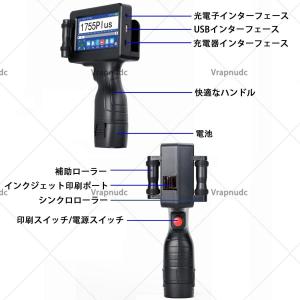 ハンドヘルドインクジェットプリンター ポータブ...の詳細画像2