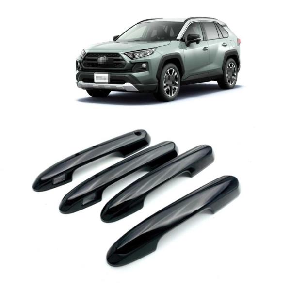 「トヨタ 新型 RAV4 50系 に対応」ドアハンドルカバー 車用 ドアハンドルプロテクター 車 ド...