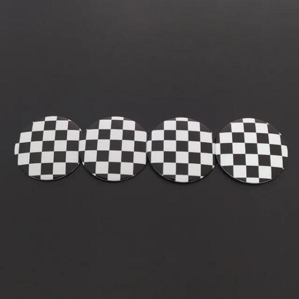 ジャガー JAGUAR ユニオンジャック 50mm 4枚セット ホイール メタル ステッカー K