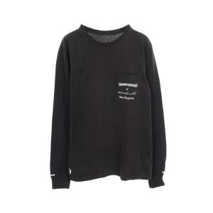 クロムハーツ ダガー バックプリント ポケット付き ブランドオフ CHROME HEARTS コットン 長袖Tシャツ コットン 中古 メンズ