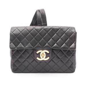 シャネル マトラッセ ブランドオフ CHANEL ラムスキン（羊革） リュックサック バックパック ラムスキン 中古 レディース